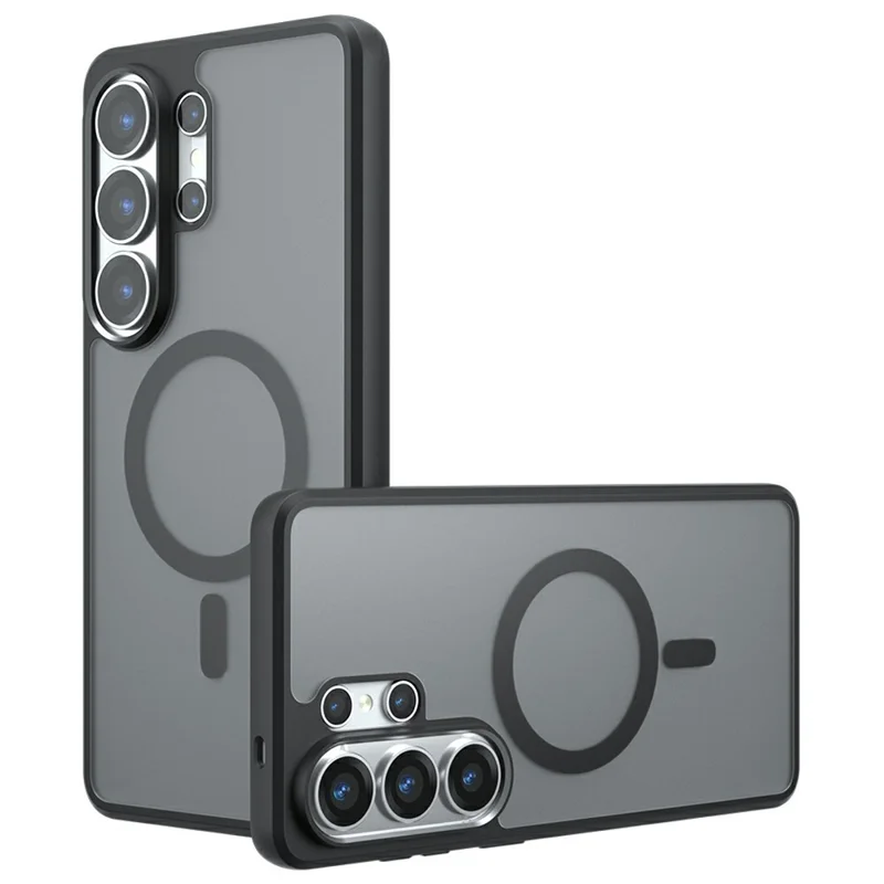 For Samsung Galaxy S26 Ultra Magnetic Case TPU + PC Matte Skin Touch Phone Cover