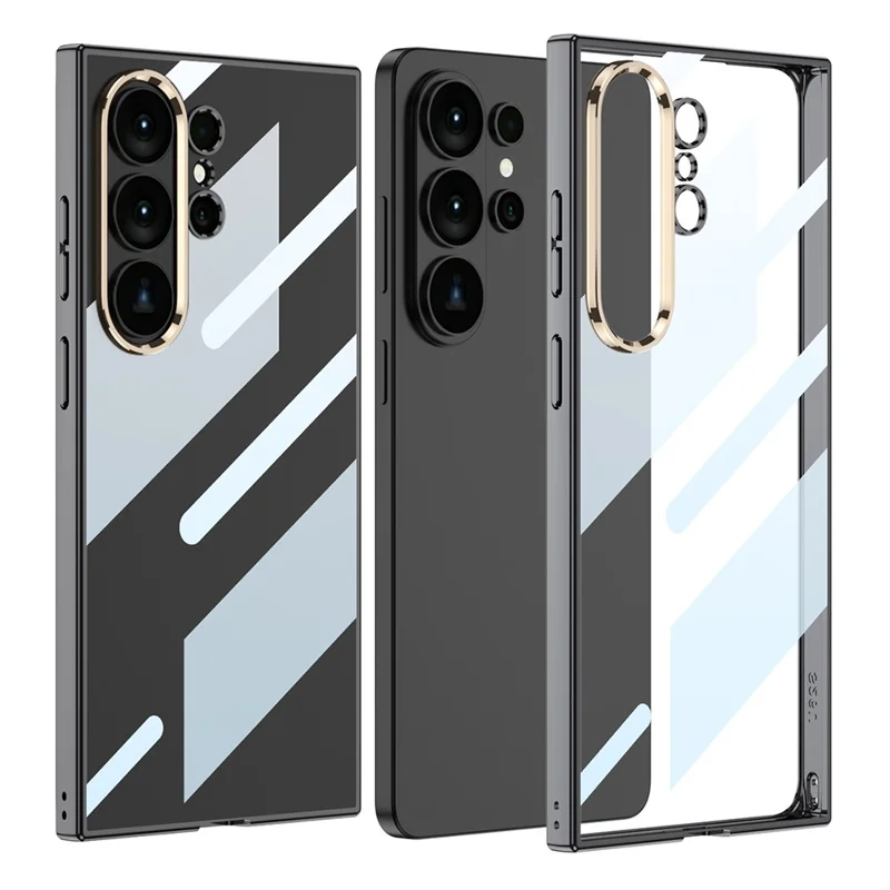 GKK For Samsung Galaxy S26 Ultra TPU Clear Case Shockproof Phone Back Cover - Black