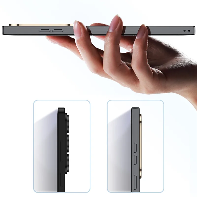 GKK For Samsung Galaxy S26 Ultra TPU Clear Case Shockproof Phone Back Cover - Black