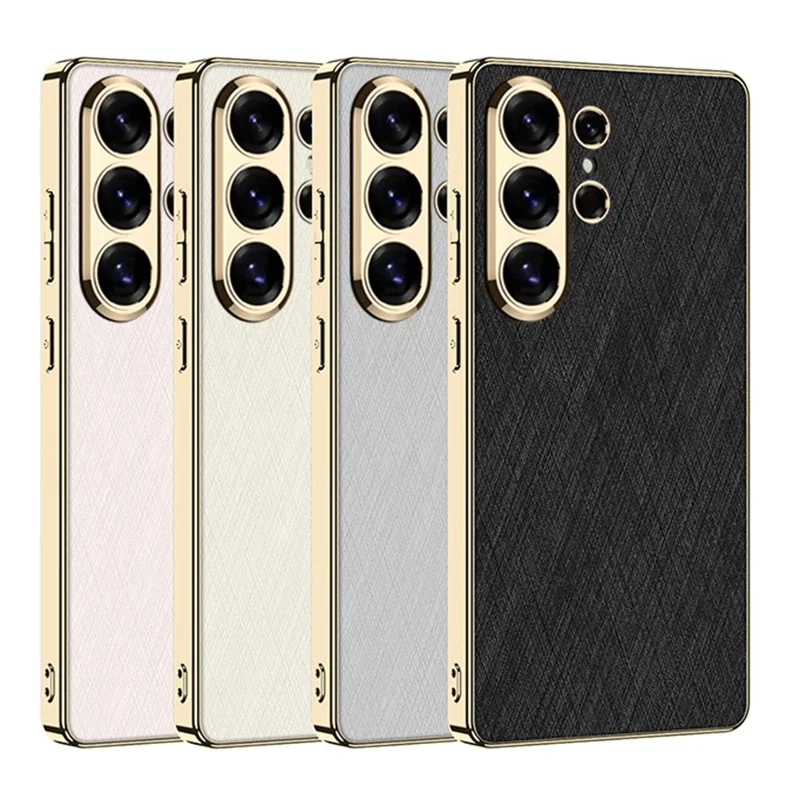 GKK For Samsung Galaxy S26 Ultra Case Electroplated PC + PU + TPU Phone Back Cover - Grey