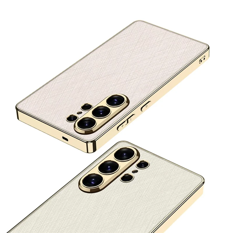 GKK For Samsung Galaxy S26 Ultra Case Electroplated PC + PU + TPU Phone Back Cover - Grey