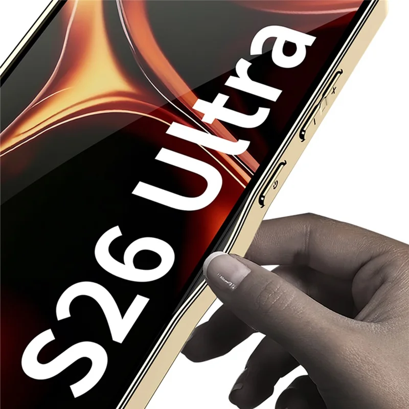 GKK For Samsung Galaxy S26 Ultra Case Electroplated PC + PU + TPU Phone Back Cover - Grey