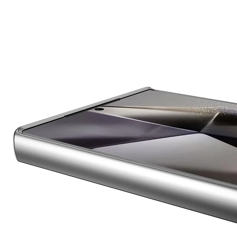 GKK For Samsung Galaxy S24 Ultra Case Electroplated PU Leather + PC + TPU Matte Phone Back Cover - Purple