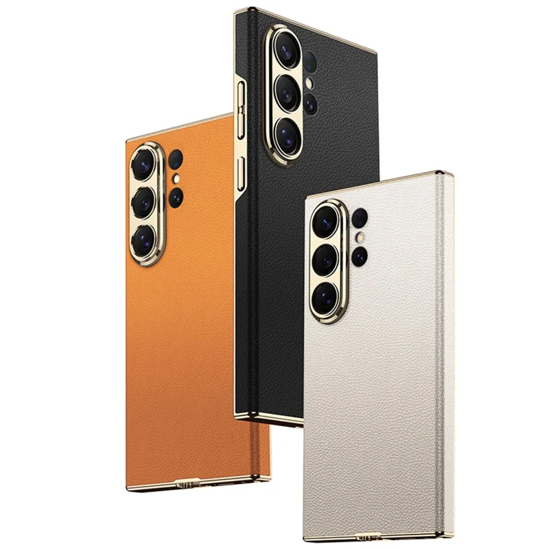 GKK For Samsung Galaxy S26 Ultra Case Electroplated PU + PC Phone Back Cover - Purple