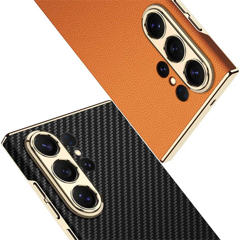 GKK For Samsung Galaxy S26 Ultra Case Electroplated PU + PC Phone Back Cover - Purple