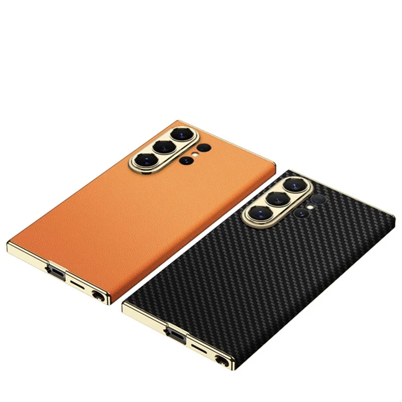 GKK For Samsung Galaxy S26 Ultra Case Electroplated PU + PC Phone Back Cover - Purple