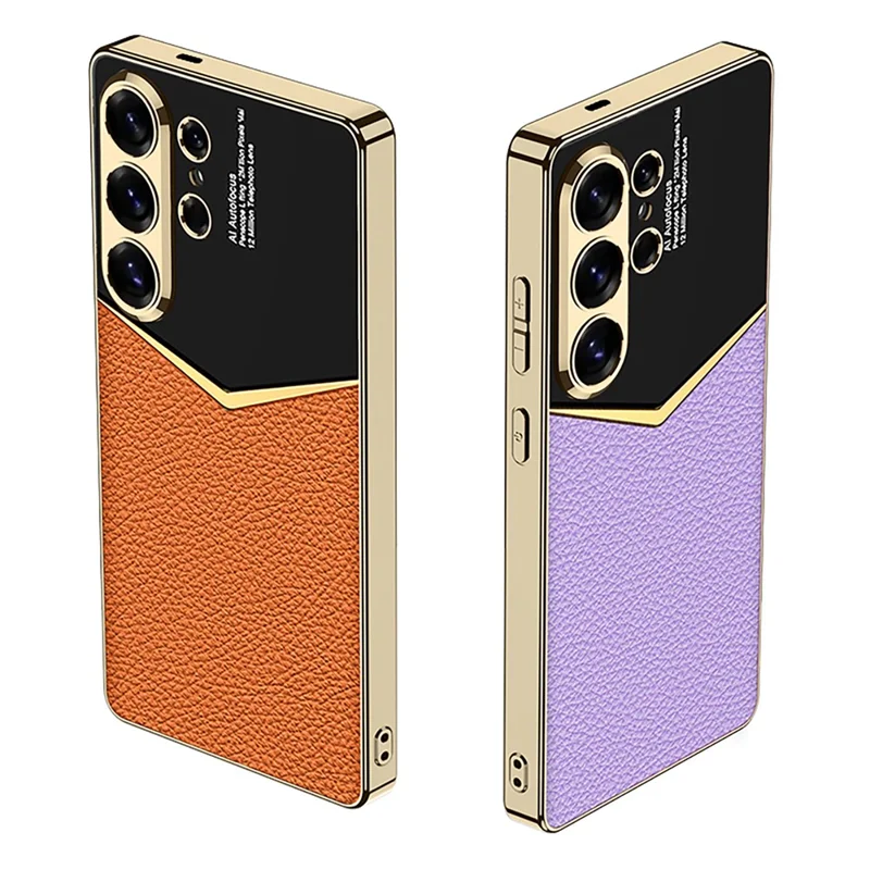 GKK For Samsung Galaxy S26 Ultra Cases Electroplating PU + PC + TPU Phone Cover - White