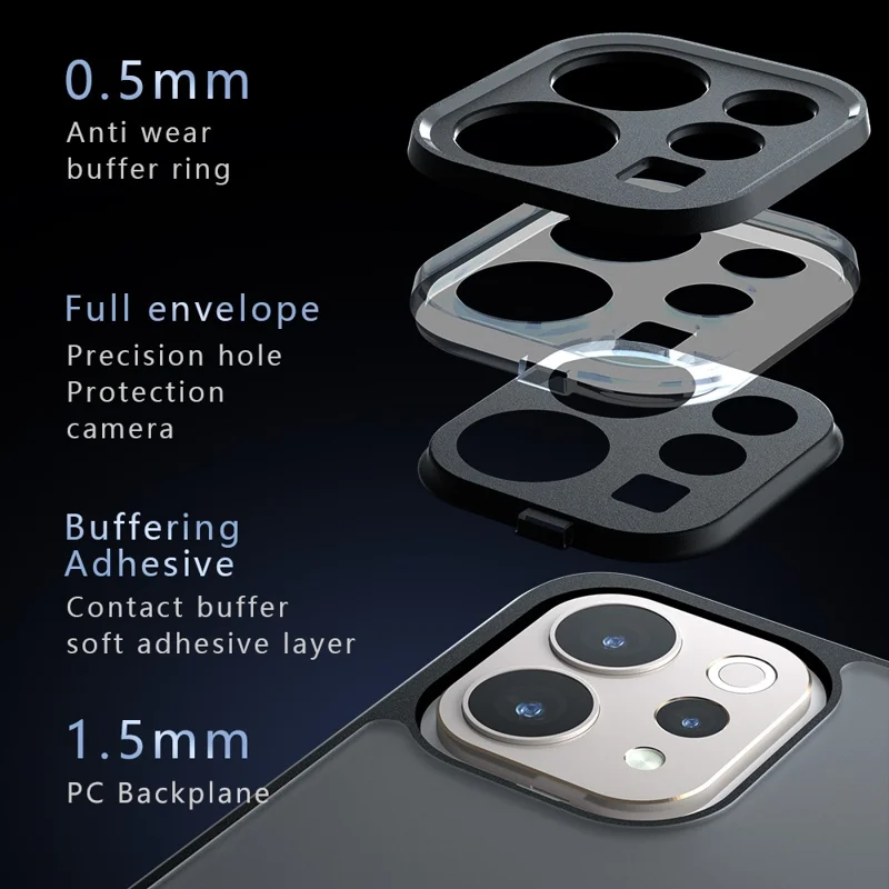 Phone Case For vivo S50 5G  /  V70 5G Skin-Touch TPU + PC Matte Phone Back Cover, Transparent Black