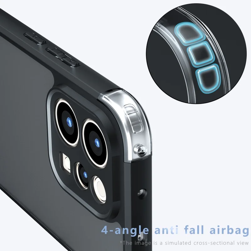 Phone Case For vivo S50 5G  /  V70 5G Skin-Touch TPU + PC Matte Phone Back Cover, Transparent Black