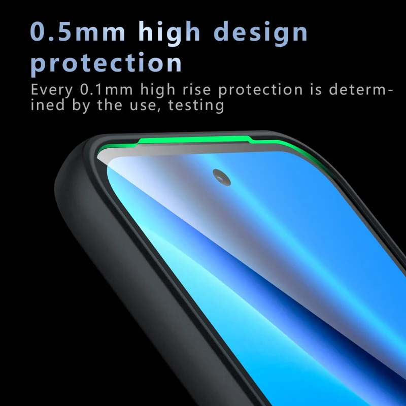 For Google Pixel 10a Case Skin-Touch TPU + PC Matte Phone Back Cover, Transparent Black