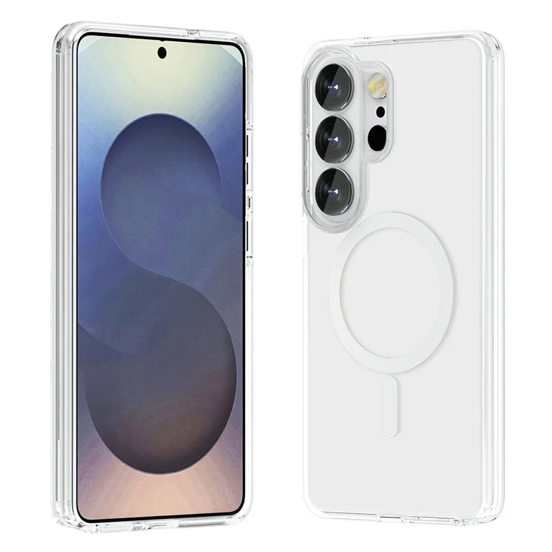 Voor Samsung Galaxy S26 Ultra Magnetisch Hoesje PC + TPU Transparant Telefoonhoesje