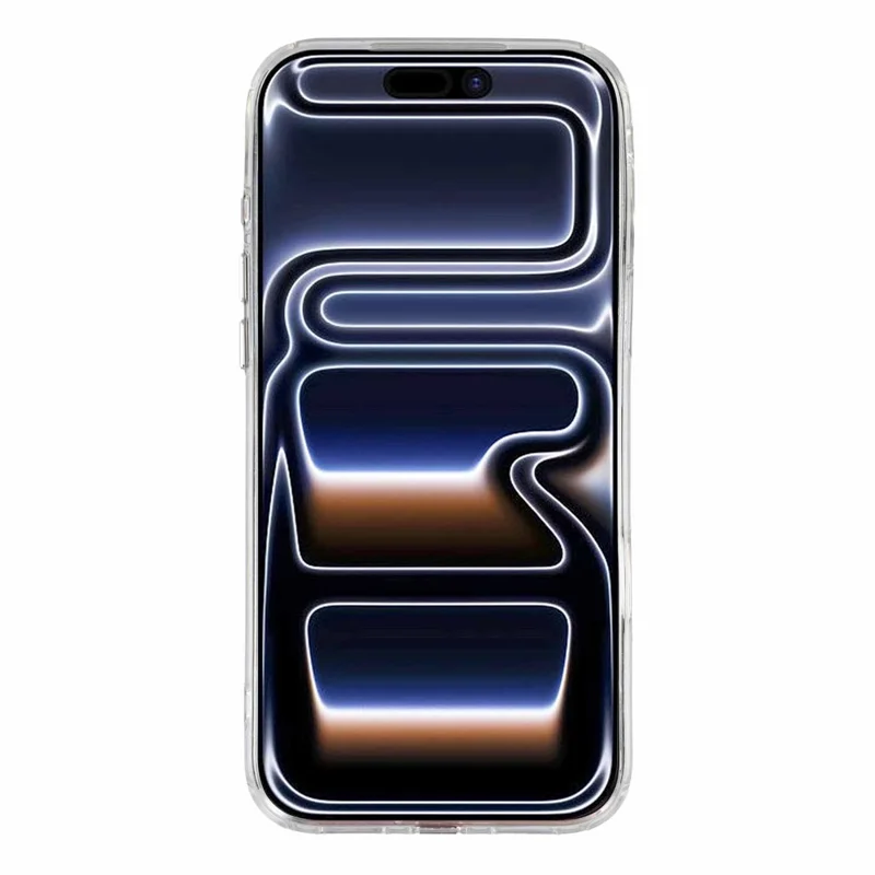 For iPhone 17 Pro Magnetic Case Electroplated Camera Frame TPU Acrylic Anti-drop Phone Back Cover Compatible with MagSafe - Orange