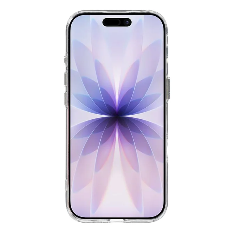 For iPhone 17 Magnetic Case Electroplated Camera Frame TPU Acrylic Anti-drop Phone Back Cover Compatible with MagSafe - Black