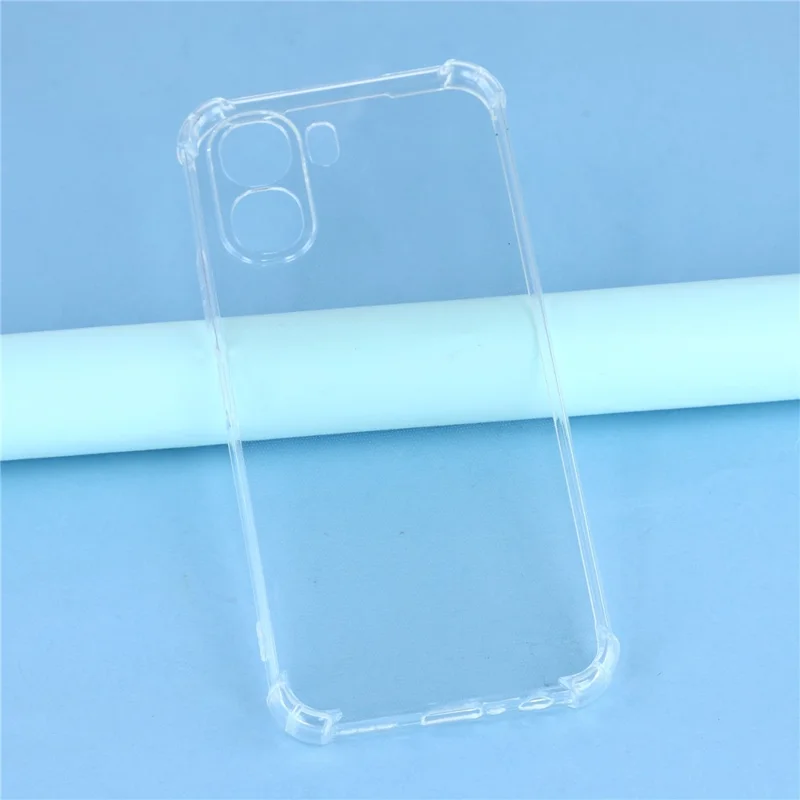 Przezroczysta obudowa TPU na Oppo A6x 5G / A6x 4G z wzmocnionymi narożnikami, odporna na upadki