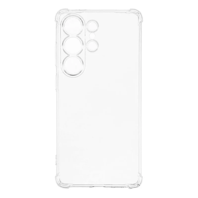 Coque transparente en TPU pour Samsung Galaxy S26+, coins renforcés, étui anti-chute