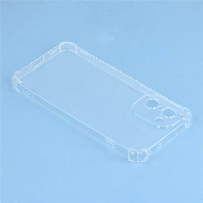 For OnePlus 15R 5G / Ace 6T 5G Transparent TPU Case forstærkede hjørner, smitterejsningssikker telefonbeskyttelse