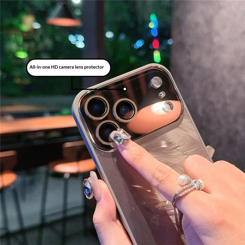 For iPhone 17 Pro Magnetic Case Camlet TPU PC Protective Phone Cover Compatible with MagSafe - Orange