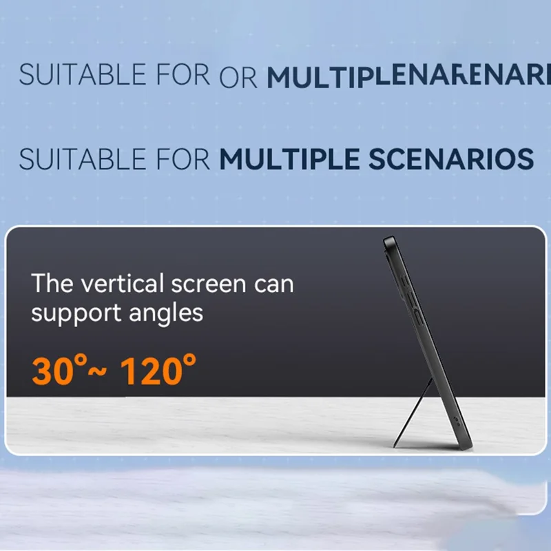 For iPhone 17 Pro Magnetic Case Foldable Kickstand PC TPU Phone Cover Compatible with MagSafe - Black