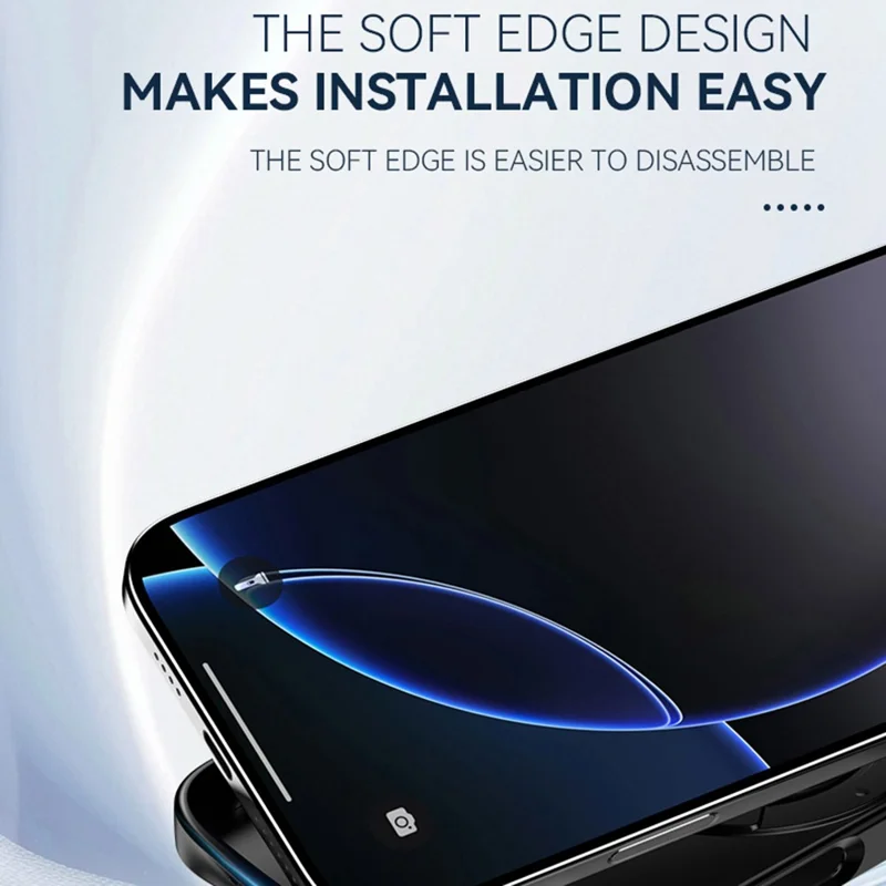 For iPhone Air Magnetic Case Foldable Kickstand PC TPU Phone Cover Compatible with MagSafe - Black