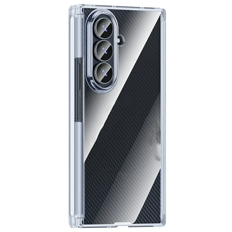 Funda para Samsung Galaxy Z TriFold 5G, carcasa transparente de TPU + PC resistente a impactos con protección de doble eje