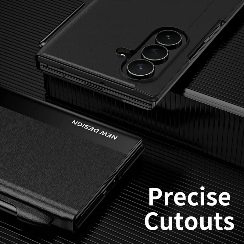 For Samsung Galaxy Z TriFold 5G Case Stand Shockproof Pen Slot PU + PC Phone Cover with Stylus - Green