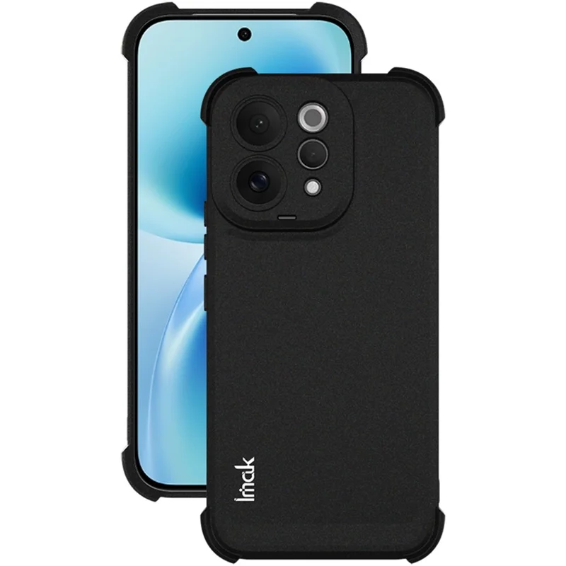 IMAK For vivo S50 5G Case TPU Phone Cover Airbag Shockproof Protection - Matte Black