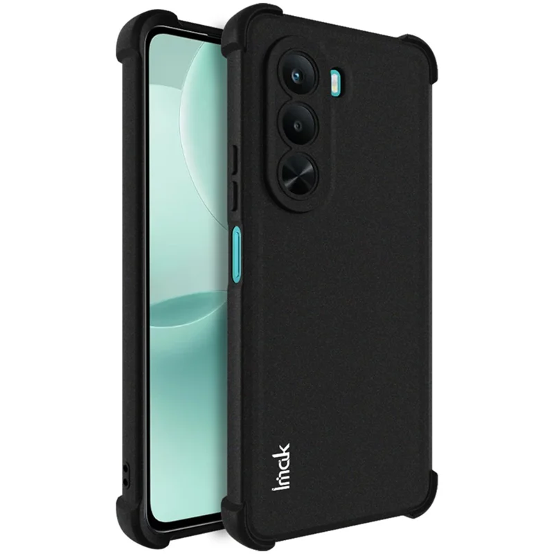 IMAK For Realme P4x 5G Case TPU Phone Cover Airbag Shockproof Protection - Matte Black