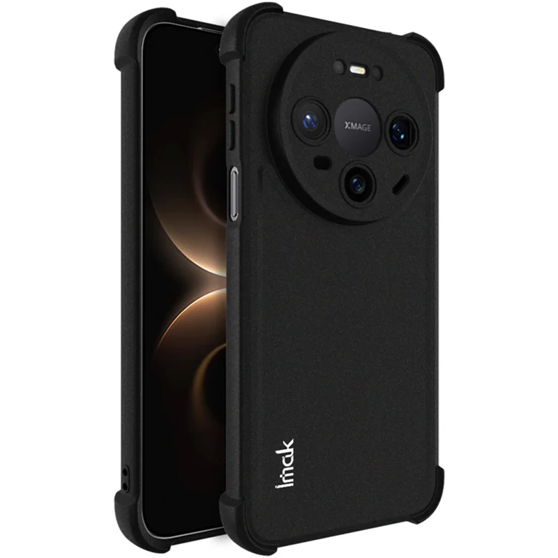 IMAK Per Huawei Mate 80 / Mate 80 Pro Custodia TPU Cover per Telefono Protezione Antishock Airbag - Nero Opaco