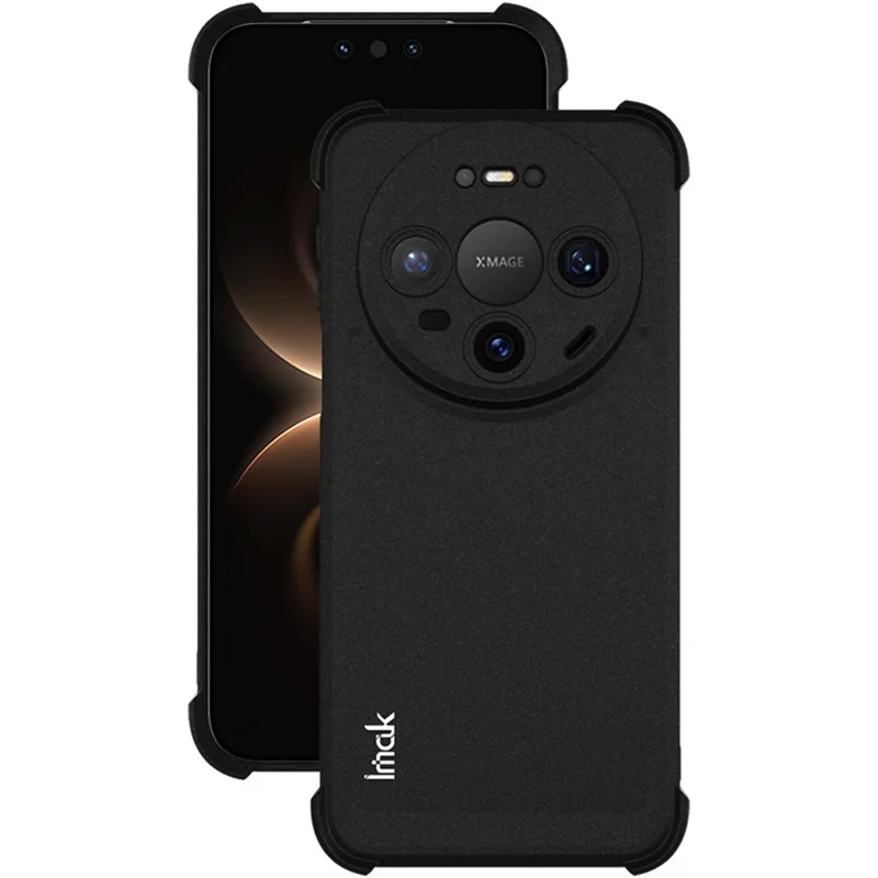 IMAK Per Huawei Mate 80 / Mate 80 Pro Custodia TPU Cover per Telefono Protezione Antishock Airbag - Nero Opaco