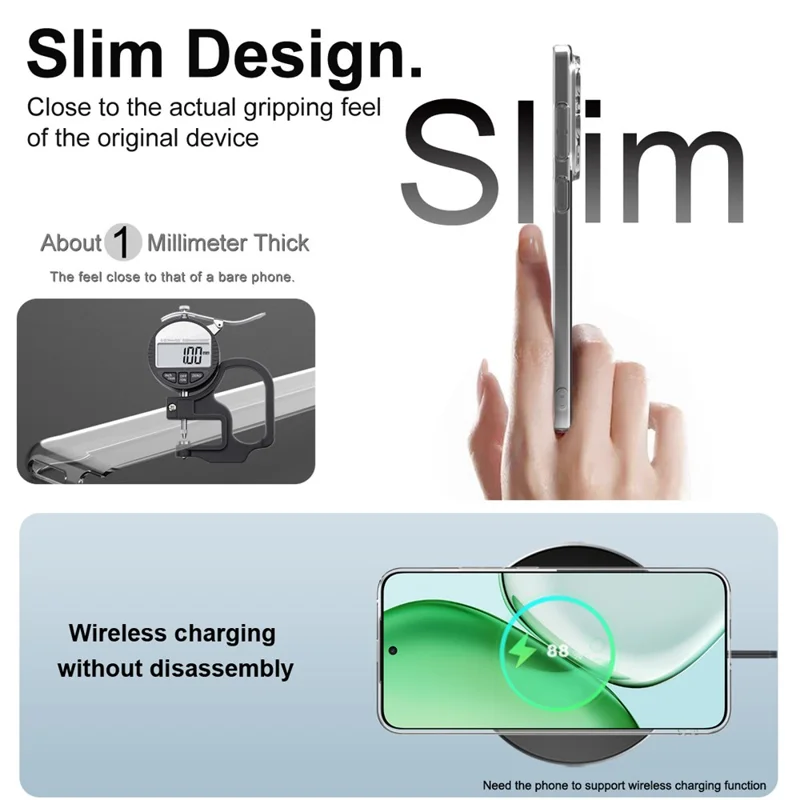 IMAK UX-5 Series TPU Phone Case for Honor Magic8 Lite 5G / X9d 5G / X70 5G Transparent Protective Phone Cover