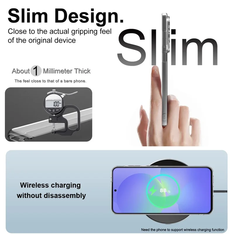 IMAK UX-5 Series Pour Samsung Galaxy A57 5G Coque Transparente en TPU Housse de Protection pour Téléphone