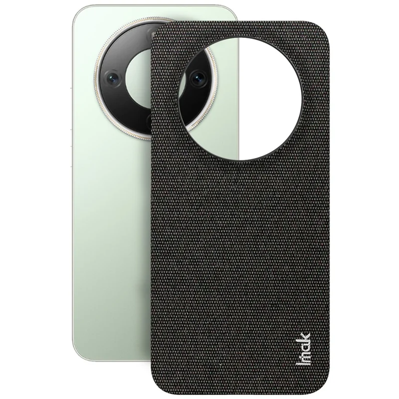 IMAK Ruiyi-serie Læder + PC-taske til Honor Magic8 Lite 5G / X9d 5G / X70 5G, stofstruktur, bagside til telefon - Sort