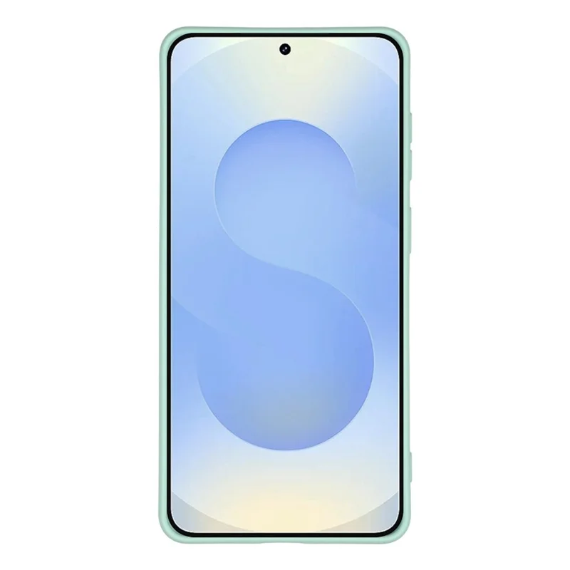 Voor Samsung Galaxy S26 / S26 Pro Siliconen Hoesje met Ringstandaard en Handtas - Muntgroen