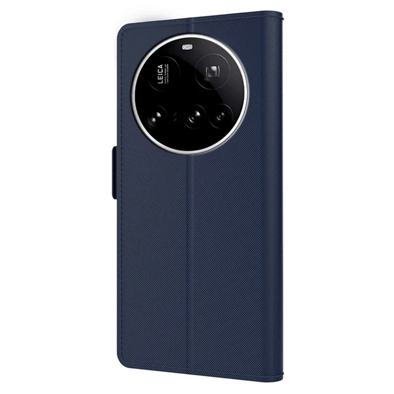 For Xiaomi 17 Ultra 5G Case PU+TPU Magnetic Flip Phone Cover with Stand - Blue