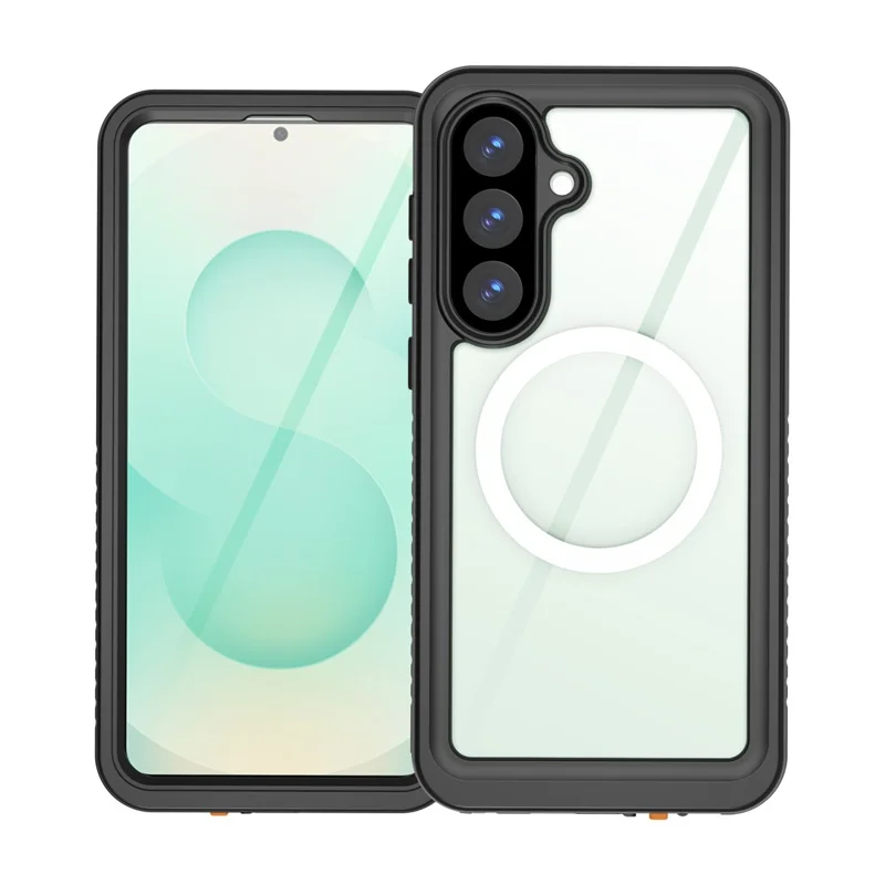 REDPEPPER FS Series For Samsung Galaxy S26+ IPX8 Waterproof Case PC TPU PET Clear Magnetic Phone Cover