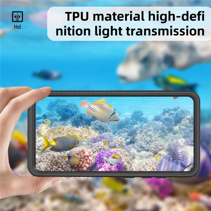 REDPEPPER FS Series For Samsung Galaxy S26+ IPX8 Waterproof Case PC TPU PET Clear Magnetic Phone Cover