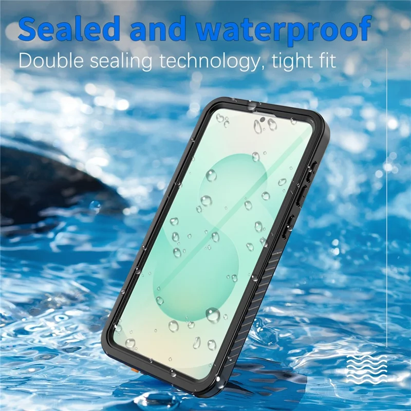 REDPEPPER FS Series For Samsung Galaxy S26+ IPX8 Waterproof Case PC TPU PET Clear Magnetic Phone Cover