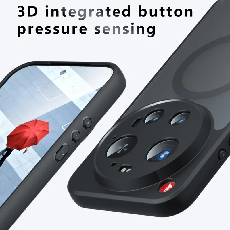 For Xiaomi 17 Ultra 5G Magnetic Case TPU + PC Matte Skin Touch Phone Cover