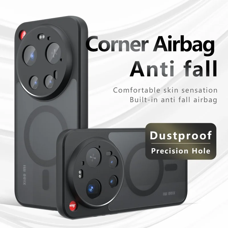 For Xiaomi 17 Ultra 5G Magnetic Case TPU + PC Matte Skin Touch Phone Cover