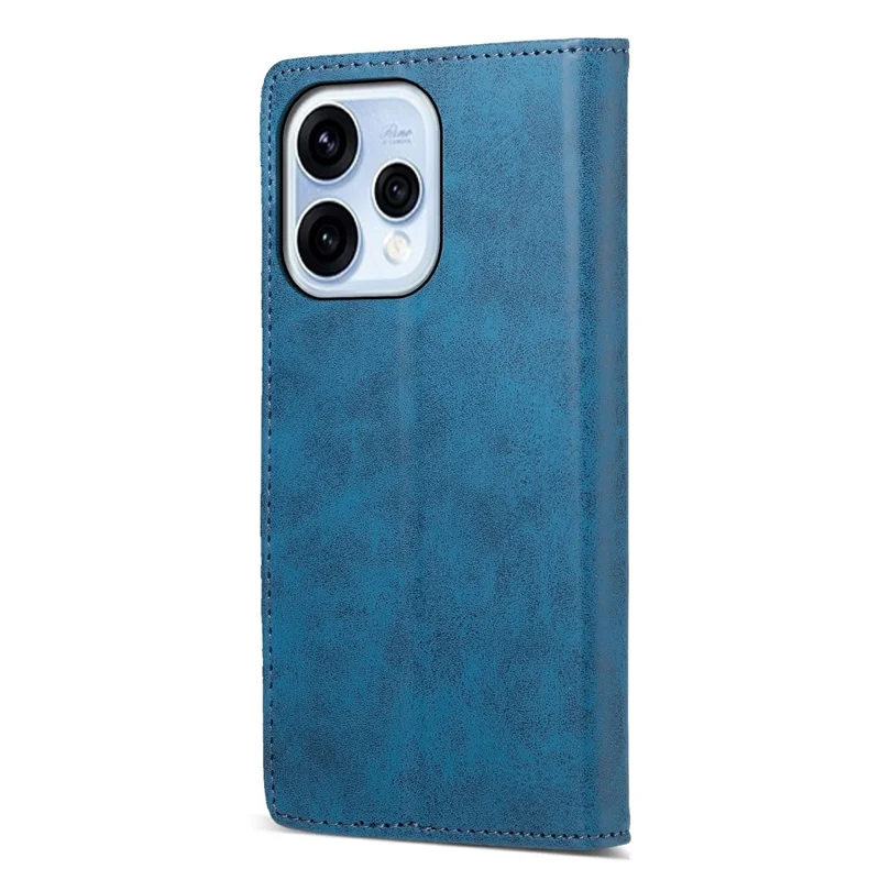 Wallet Case For Oppo Reno15 5G (Global)   /  Reno15c 5G (China) RFID Blocking PU Leather Phone Cover - Blue