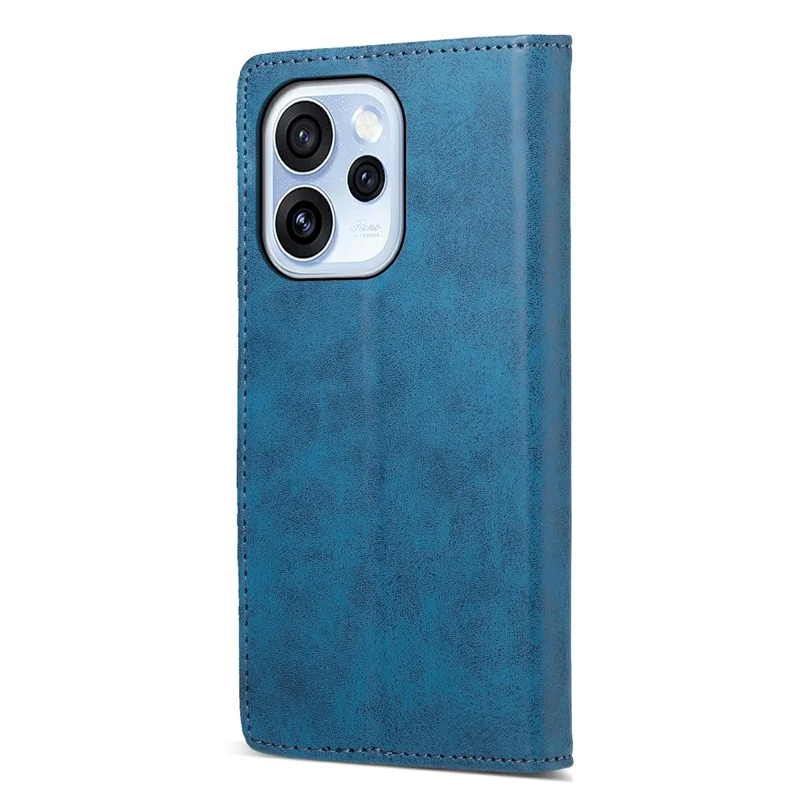 For Oppo Reno15 F 5G Wallet Case RFID Blocking PU Leather Phone Cover - Blue