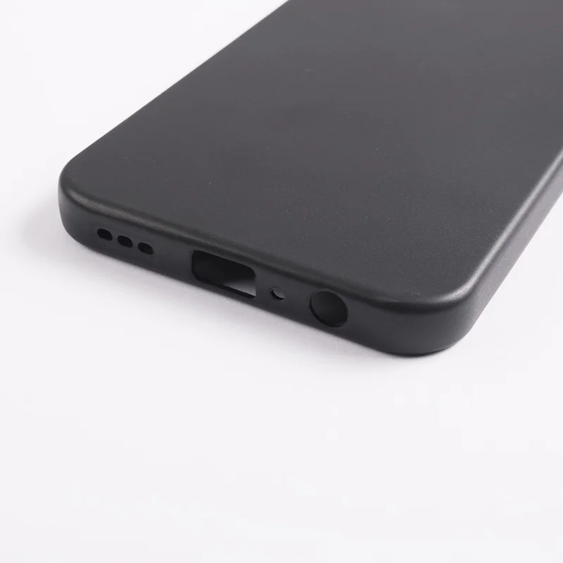 Bulk Purchasing Phone Case For Oppo A6x 5G  /  A6x 4G Precise Cutouts 1.2mm TPU Matte Phone Cover - Black
