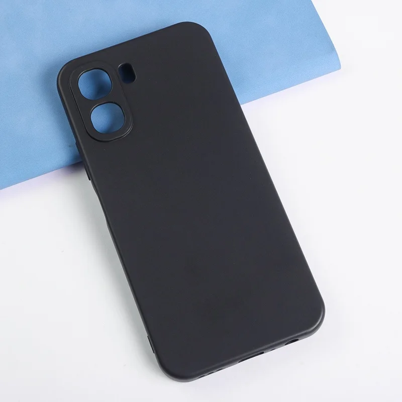 Bulk Purchasing Phone Case For Oppo A6x 5G  /  A6x 4G Precise Cutouts 1.2mm TPU Matte Phone Cover - Black