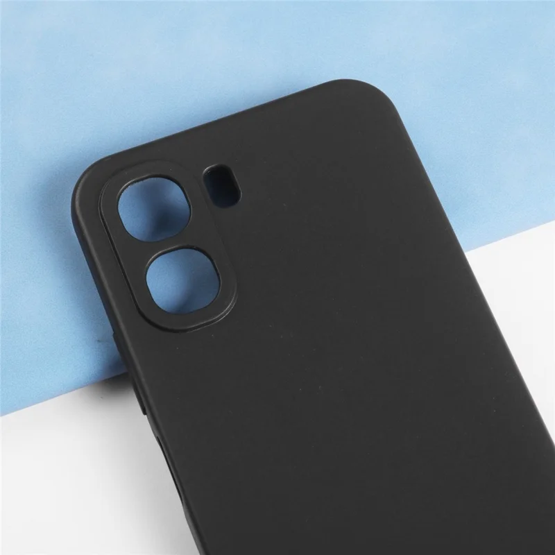Bulk Purchasing Phone Case For Oppo A6x 5G  /  A6x 4G Precise Cutouts 1.2mm TPU Matte Phone Cover - Black