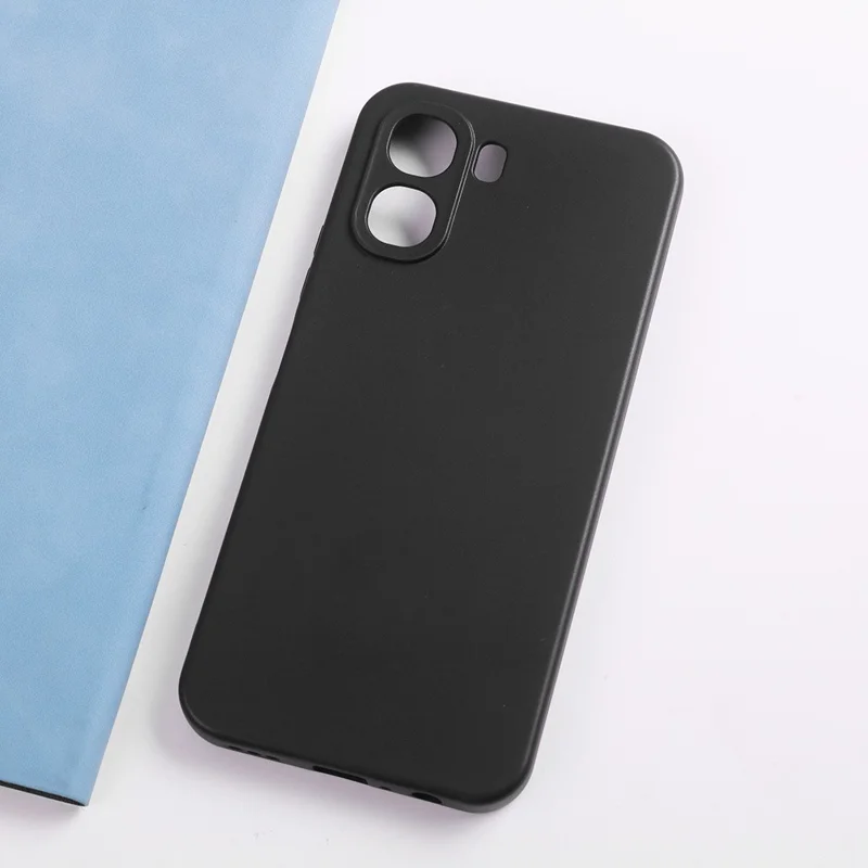 Bulk Purchasing Phone Case For Oppo A6x 5G  /  A6x 4G Precise Cutouts 1.2mm TPU Matte Phone Cover - Black