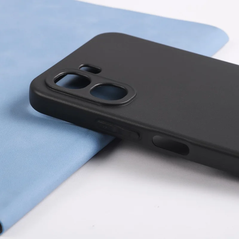 Bulk Purchasing Phone Case For Oppo A6x 5G  /  A6x 4G Precise Cutouts 1.2mm TPU Matte Phone Cover - Black