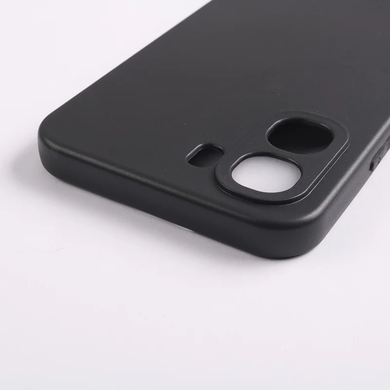 Bulk Purchasing Phone Case For Oppo A6x 5G  /  A6x 4G Precise Cutouts 1.2mm TPU Matte Phone Cover - Black