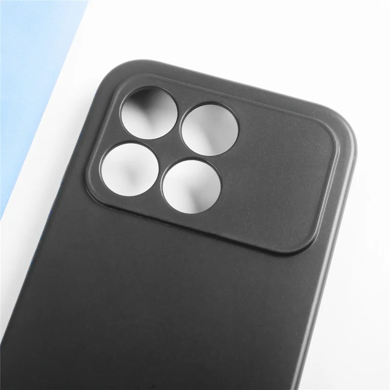 Bulk Purchasing Phone Case For Xiaomi Poco F8 Pro  /  Redmi K90 5G Precise Cutouts 1.2mm TPU Matte Phone Cover - Black