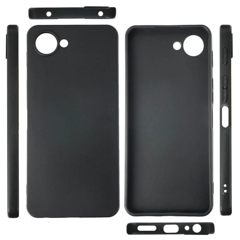 Bulk Purchasing Phone Case For ZTE nubia S2R  /  S2e  /  S2 Lite Precise Cutouts 1.2mm TPU Matte Phone Cover - Black