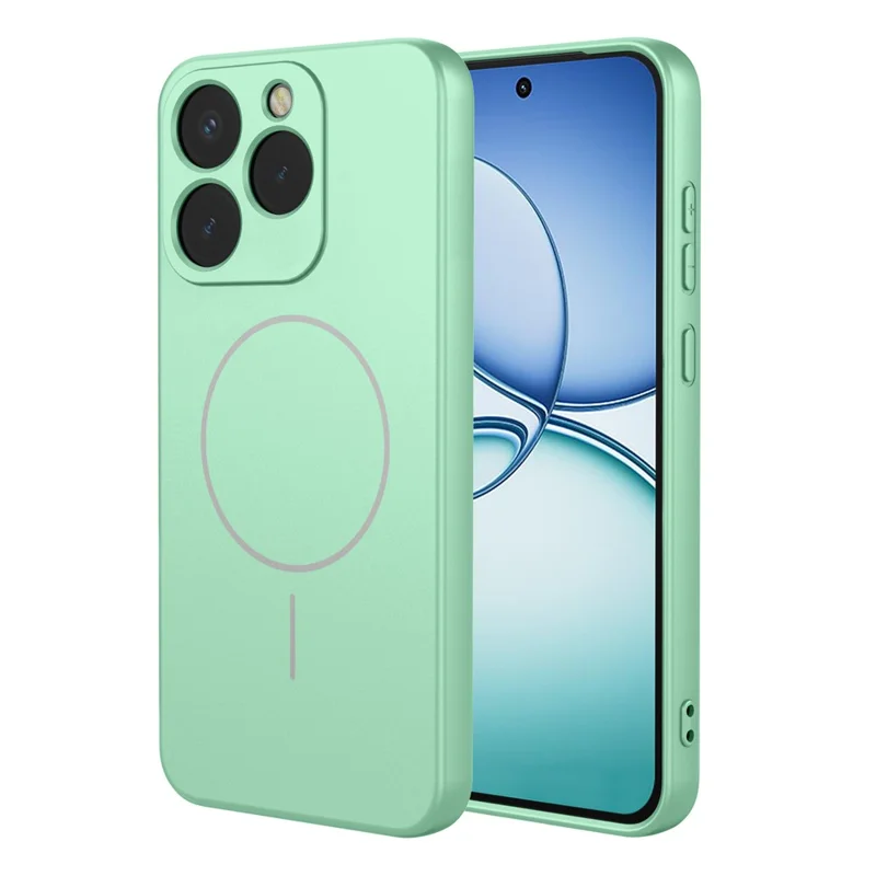 Bulk Purchasing For Realme 15T 5G Magnetic Case Soft TPU Phone Back Cover - Matcha Green
